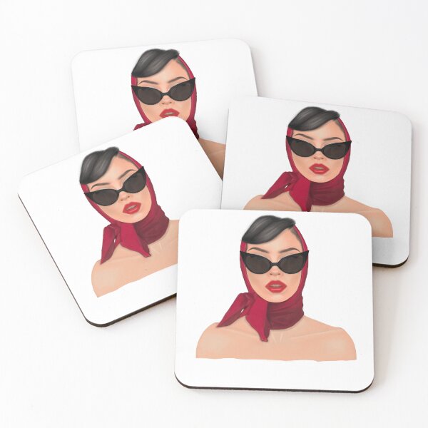 Item preview, Red headscarf and sunglasses  designed and sold by Imaelle.