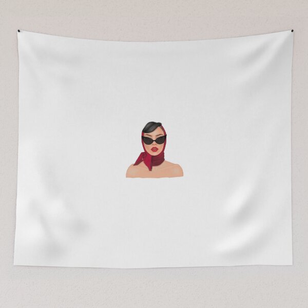 Item preview, Red headscarf and sunglasses  designed and sold by Imaelle.