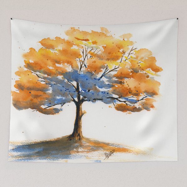 Item preview, Autumn Tree designed and sold by WaterStrokesArt.
