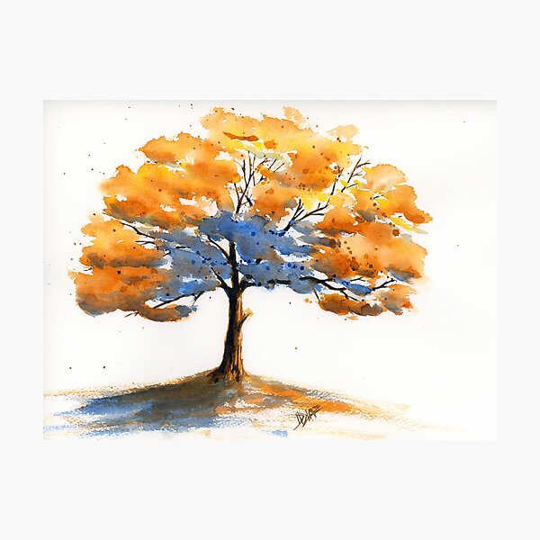 Item preview, Autumn Tree designed and sold by WaterStrokesArt.