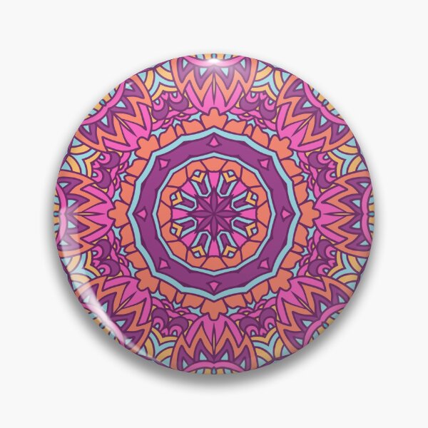 Item preview, Abstract festive graphic mandala pattern designed and sold by Prettygraphe.