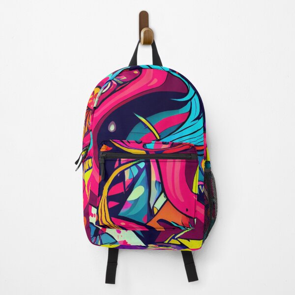Artikelvorschau, Trippy Psychedelic Anime Monsters Print Digital Painting entworfen und verkauft von CodeAndColors.
