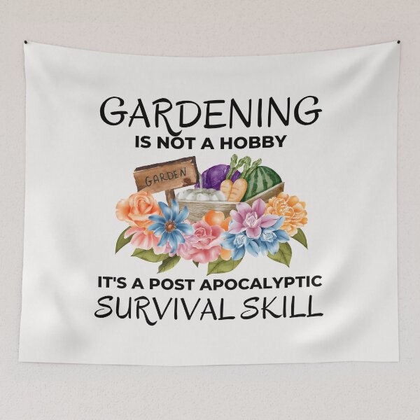 Item preview, Gardening is not a Hobby Funny Prepper Saying designed and sold by AloraDawnEve.
