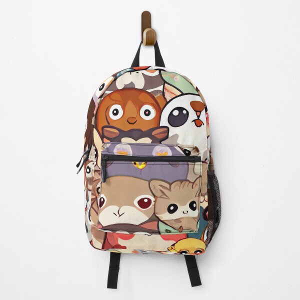 Artikelvorschau, Fun Cute Crowd of Anime Animals Digital Painting entworfen und verkauft von CodeAndColors.