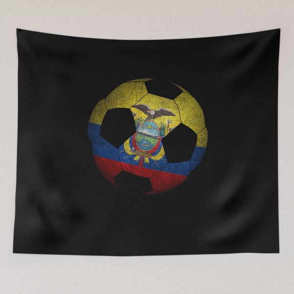 Artikelvorschau, Ecuadorianische Flagge Ecuador Futbol Fußballweltmeisterschaft 2022 entworfen und verkauft von NerdCulture.