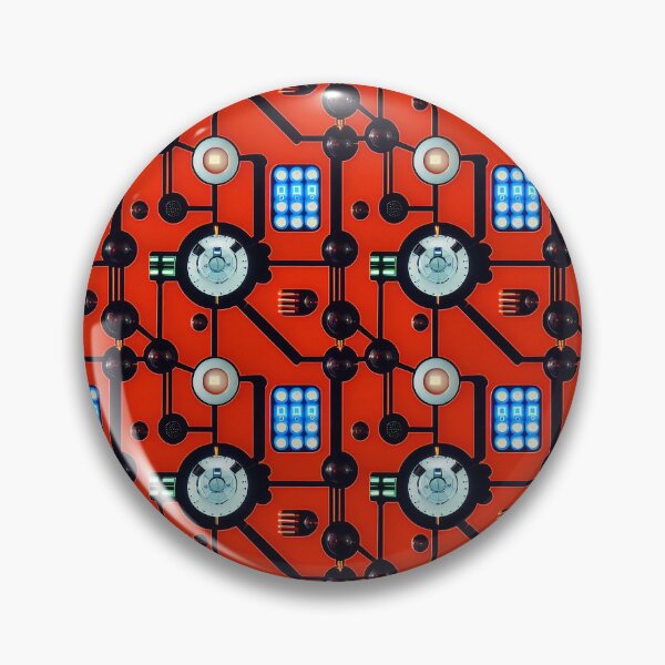 Item preview, Red Sci-Fi Control Panel - Future Console #13 designed and sold by Unicorn Trainwreck.