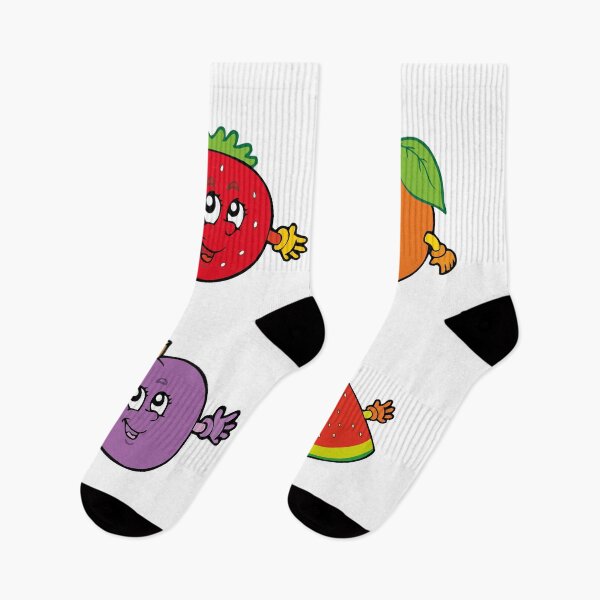 Item preview, Cute Healthy Fruit Strawberry and Melon designed and sold by Sticker-Palace-.