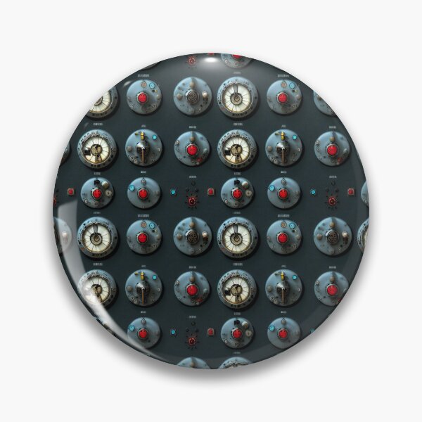 Item preview, Atompunk Sci-Fi Control Panel Dials - Future Console #20 designed and sold by Unicorn Trainwreck.