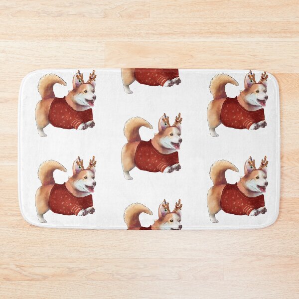 Item preview, Christmas corgi designed and sold by ArtInPi.