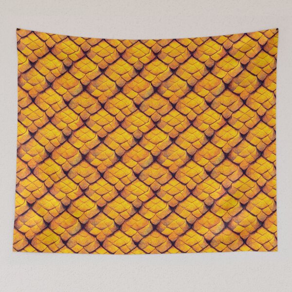Item preview, Yellow Dragon Scales designed and sold by TextureFactory.