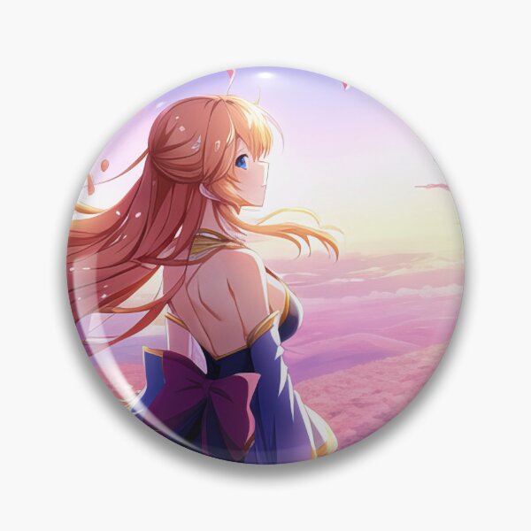 Item preview, Beautiful anime girl looking out over a sakura tree landscape poster designed and sold by 100PercentOtaku.