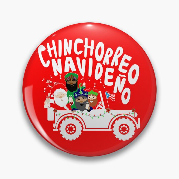 Item preview, Puerto Rico Christmas Chinchorreo Santa Three Kings Coquito Red & White Car Boricua Flag designed and sold by byDarling.