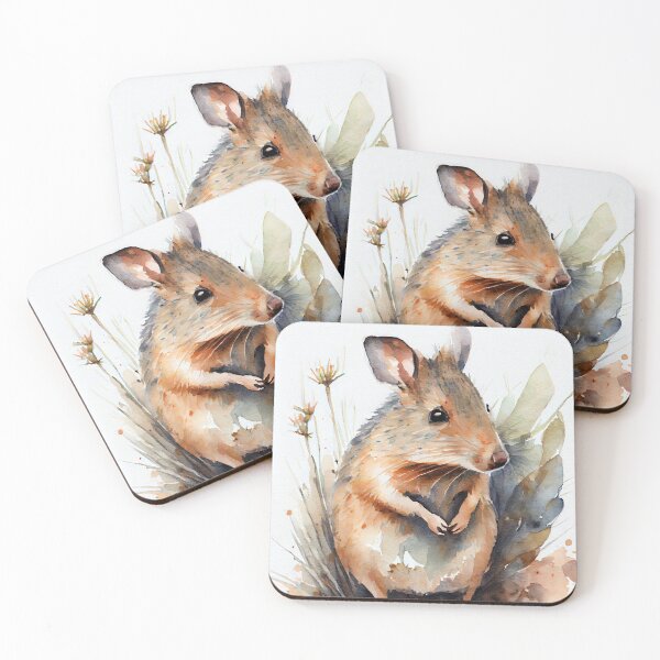 Item preview, Australian terrestrial mammals Bandicoot - Watercolor Paint designed and sold by ABArtByAlexST.