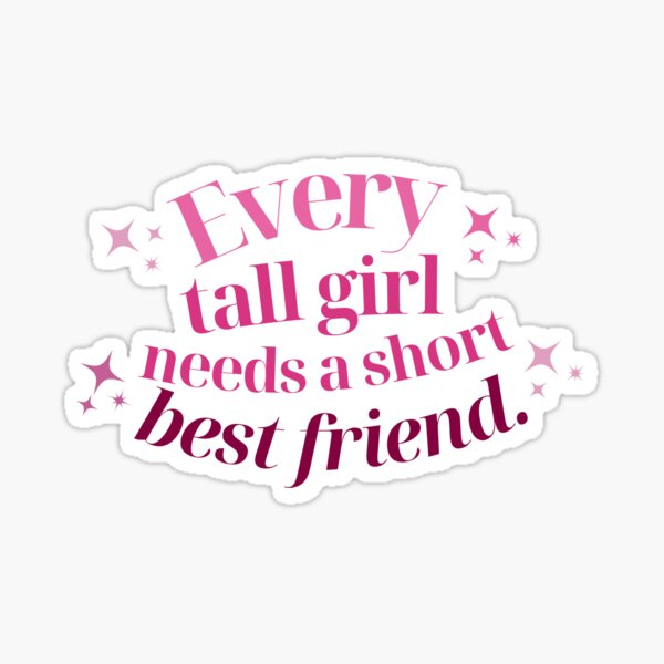 Every short girl needs tall best friend 😊 A little height