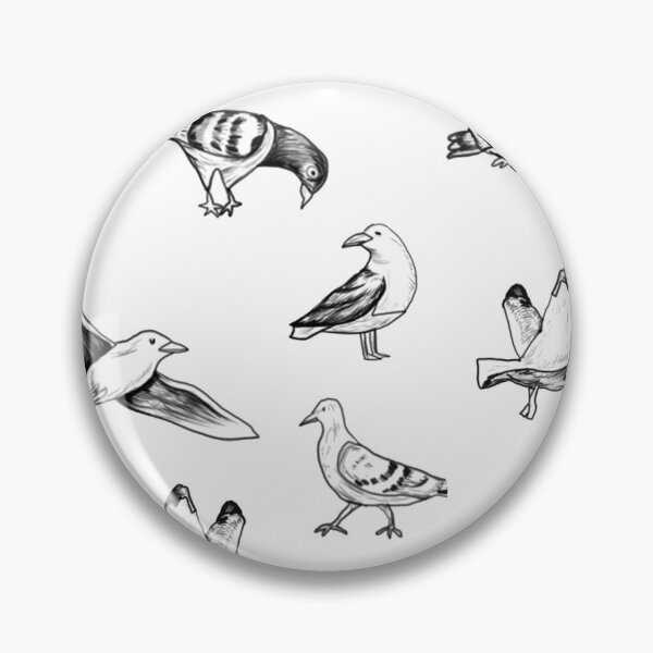 Item preview, Pigeons designed and sold by RiceDrawings.