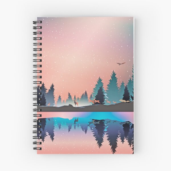 Item preview, Cute mountain misty night srarry landscape. Orange and red watercolor flat design. Iphone or Samsung phone Case & Cover designed and sold by RoManSmArt.