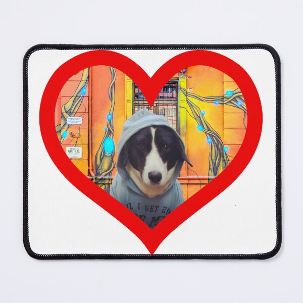 Item preview, Dog in rapper outfit on background of graffiti designed and sold by Anderson-Arte.