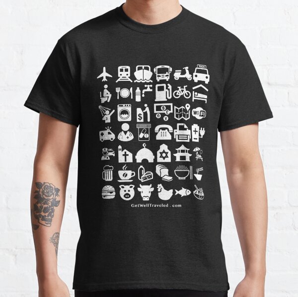 Medical Tourism Travel Icon Classic T-Shirt