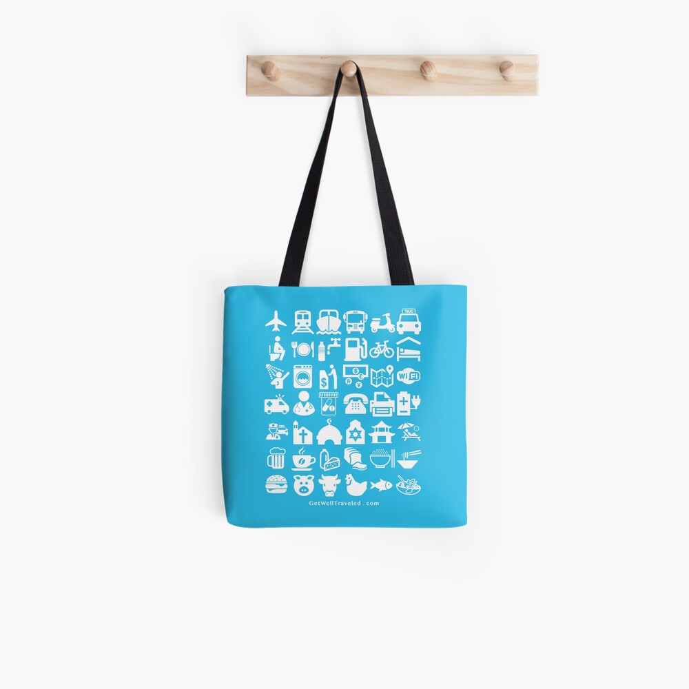 Medical Tourism Travel Icon Tote Bag