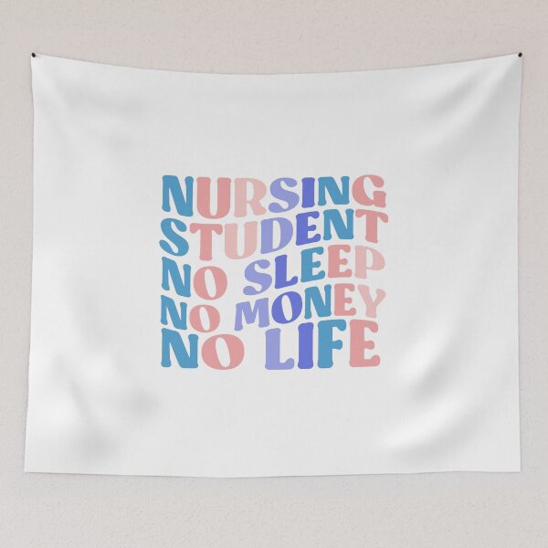 Item preview, Nursing Student No Sleep No Money No Life Cute Nursing Student Nursing School Gift designed and sold by InnaPo ⭐⭐⭐⭐⭐.