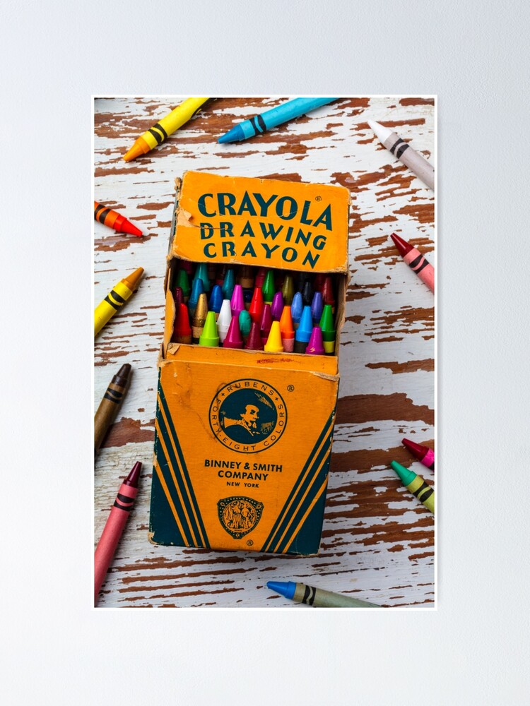 Crayola 64 vintage crayon box - arts & crafts - by owner - sale