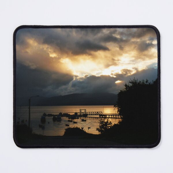 Item preview, A cloudy Patagonian sunset over the sea designed and sold by Follow the Hedgehog.