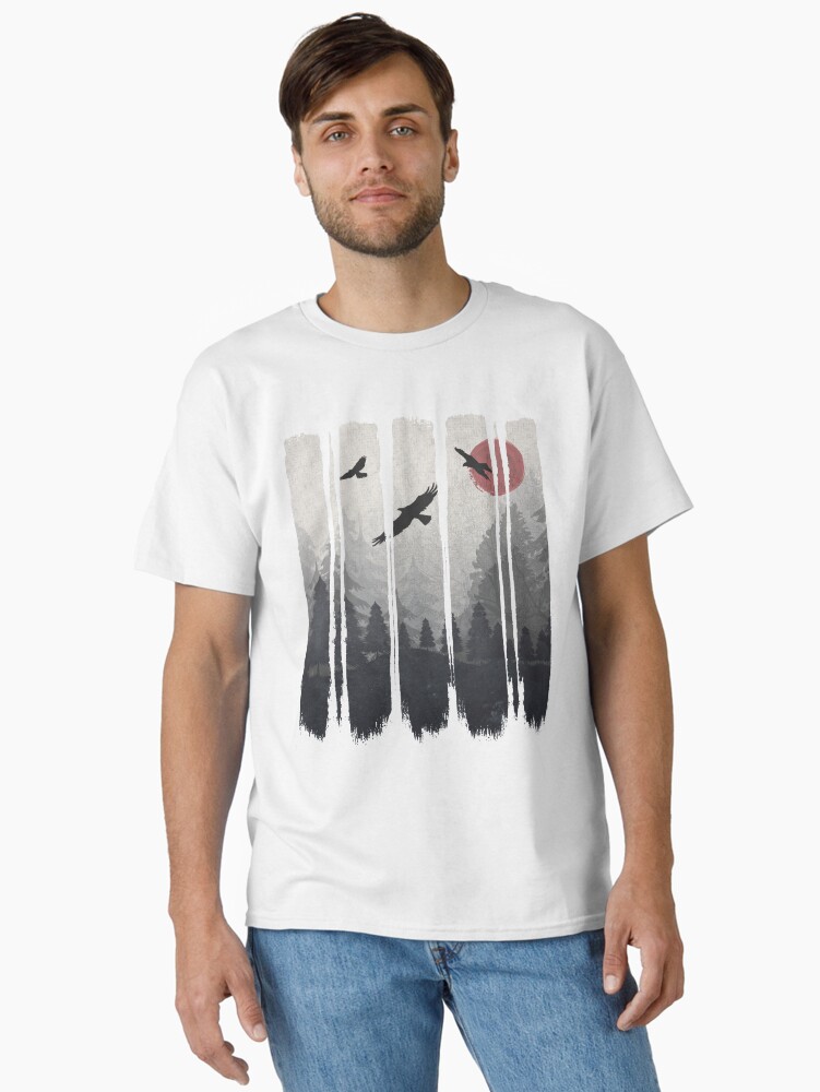 Thumbnail 1 of 7, Classic T-Shirt, EagleLand designed and sold by nomadartstudio.