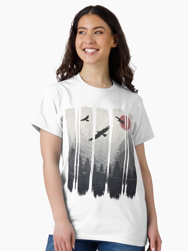 Thumbnail 2 of 7, Classic T-Shirt, EagleLand designed and sold by nomadartstudio.