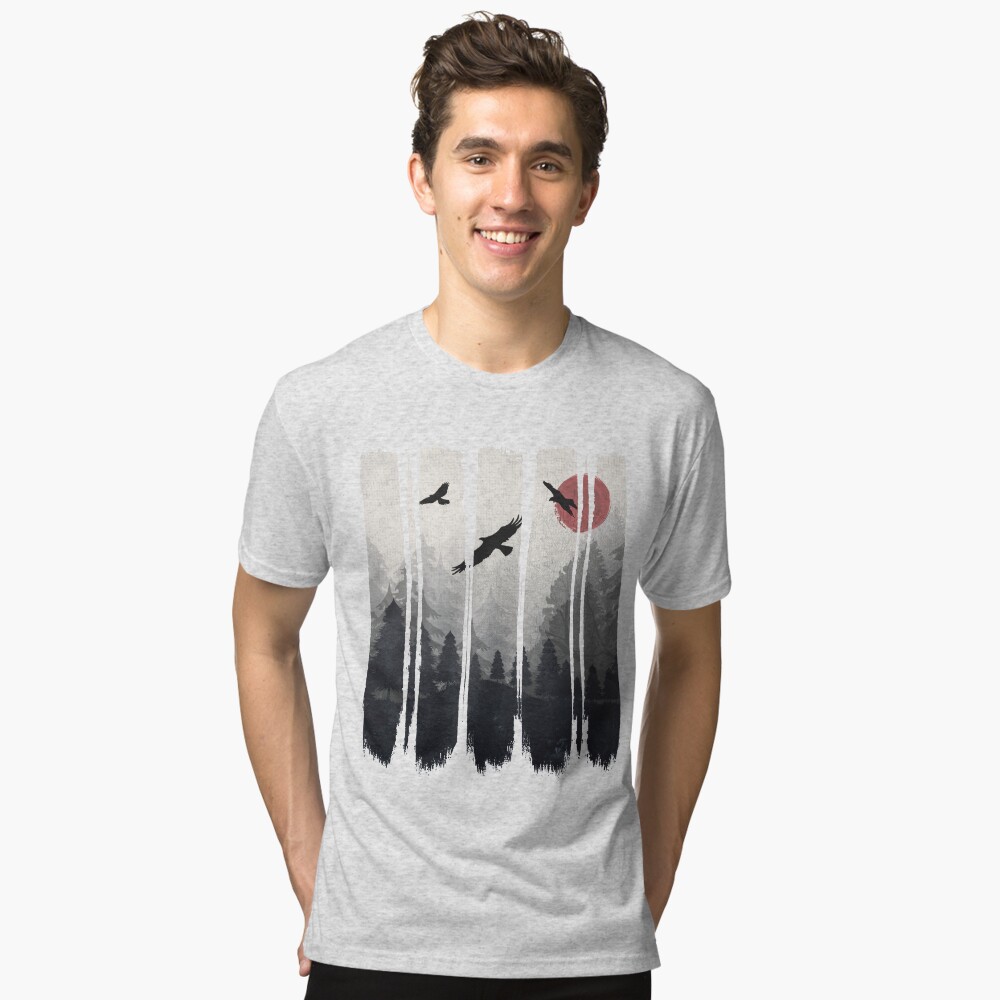 Item preview, Tri-blend T-Shirt designed and sold by nomadartstudio.