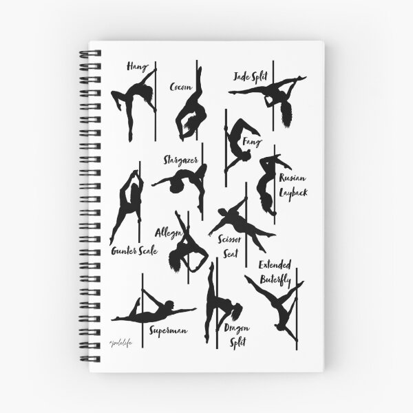 Item preview, Pole Dancing Moves Silhouettes designed and sold by PoleLife.