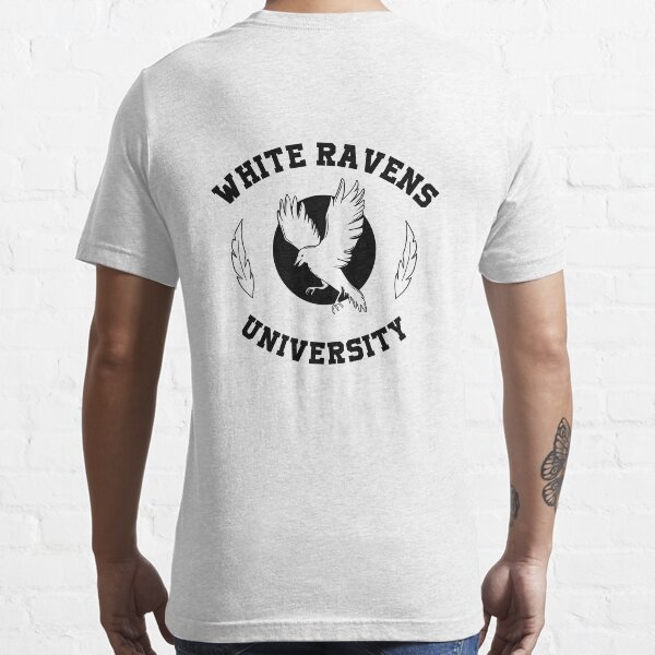 "White Ravens University Logo (Version 1 With Transparent Raven to
