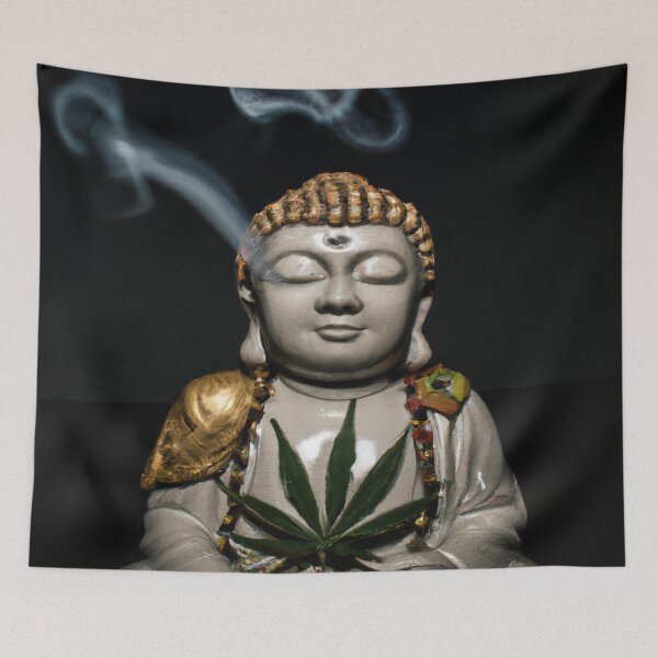 Item preview, Zen Buddha smoking weed designed and sold by Ioana1.