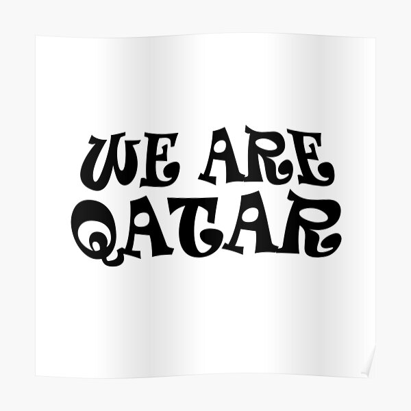 We Are Qatar World Cup Qatar 2022 Poster For Sale By Musaouri Redbubble 9745