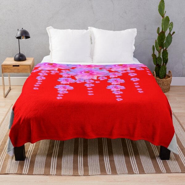Item preview, PINK HANGING FLORAL VINES RED COLOR ART designed and sold by sharlesart.