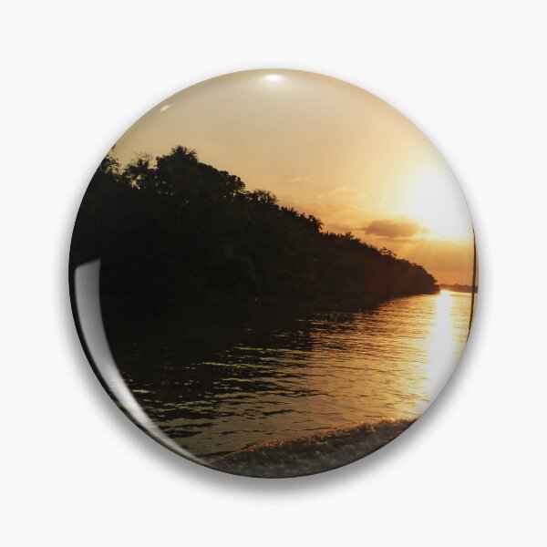 Item preview, Sunset on the Amazon River designed and sold by Follow the Hedgehog.