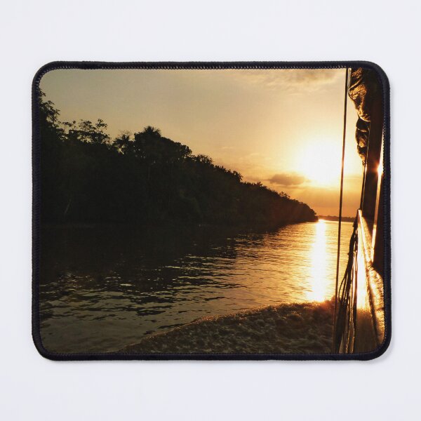 Item preview, Sunset on the Amazon River designed and sold by Follow the Hedgehog.