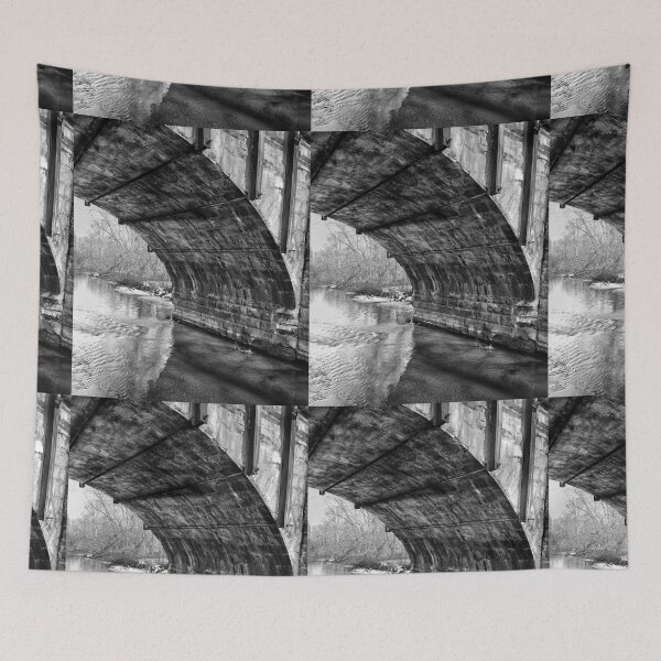 Item preview, Bridge in Dexter, Michigan in Monochrome designed and sold by J Rier Photography.