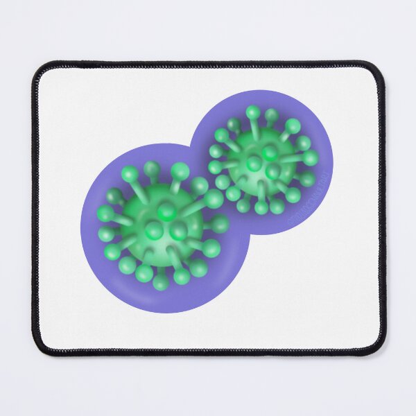 Item preview, Green Cute Viruses designed and sold by toriarsenault.