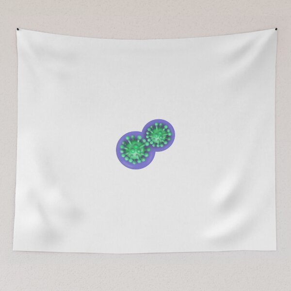 Item preview, Green Cute Viruses designed and sold by toriarsenault.