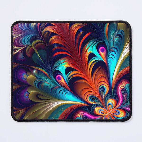 Artikelvorschau, Abstract Colorful Swirl Pattern Digital Painting entworfen und verkauft von CodeAndColors.