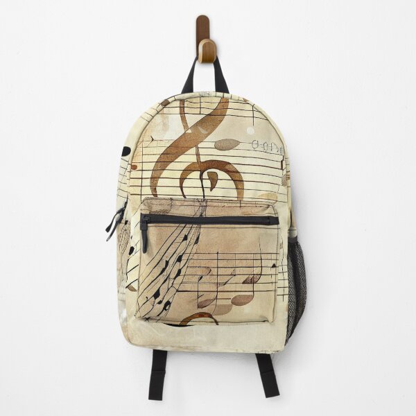 Item preview, Bright Musical Note Sheet Music Pattern Digital Painting designed and sold by CodeAndColors.