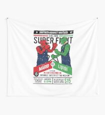 Mario vs Luigi Wall Tapestry