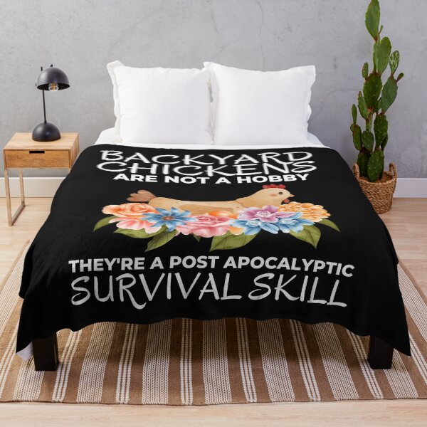 Item preview, Backyard Chickens Funny Prepper Quote designed and sold by AloraDawnEve.