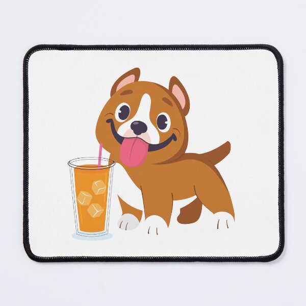 Item preview, Cold brew shibi pitbull | Pitbull Smiling designed and sold by RobbRY.
