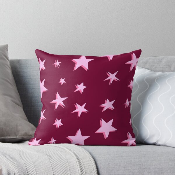 Item preview, Burgundy and Pink, Sketchy Stars designed and sold by OneThreeSix.