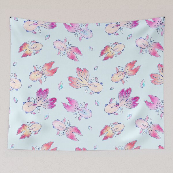 Item preview, Flower Fish Pattern designed and sold by WinterAndo.
