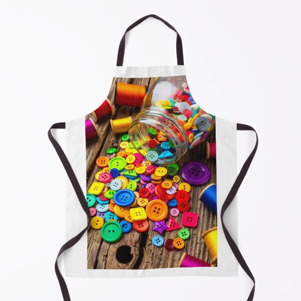 Item preview, Jar Of Buttons And Thread Still Life designed and sold by Garry Gay.
