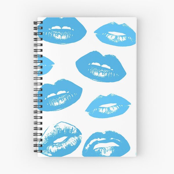Item preview, Blue lips, abstract art designed and sold by zeljana0504.