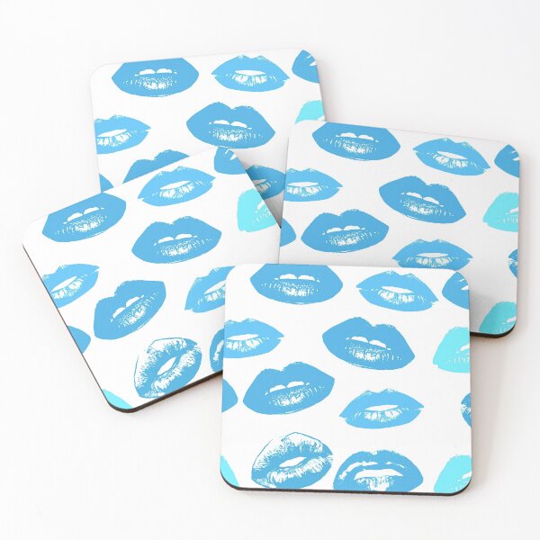 Item preview, Blue lips, abstract art designed and sold by zeljana0504.