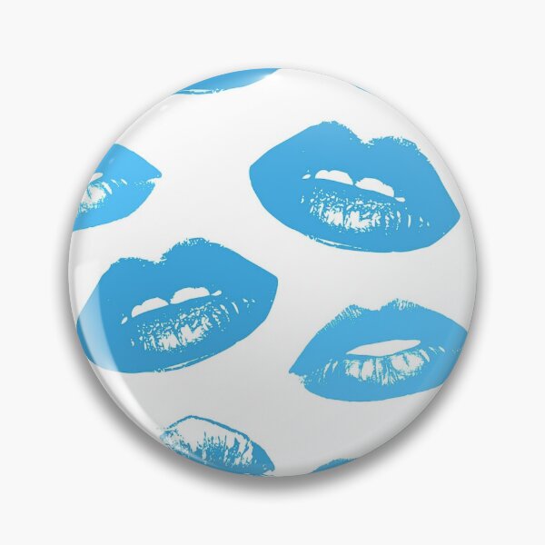 Item preview, Blue lips, abstract art designed and sold by zeljana0504.